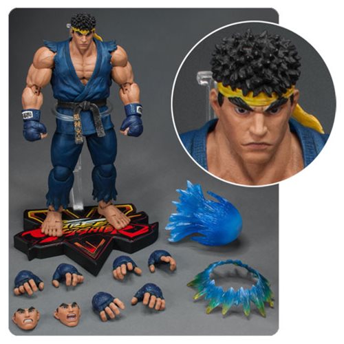 Street Fighter V Special Edition Blue Version Ryu 1:12 Scale Action Figure